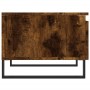 Mesa de centro madera de ingeniería roble ahumado 50x46x35 cm de , Mesas de centro - Ref: Foro24-830886, Precio: 43,52 €, Des...
