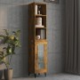 Armario pared madera ingeniería roble ahumado 34,5x32,5x90 cm de , Estantes y estanterías - Ref: Foro24-817456, Precio: 37,30...