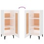 Aparador madera de ingeniería blanco 34,5x34x90 cm de , Aparadores - Ref: Foro24-812420, Precio: 57,35 €, Descuento: %