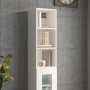 Armario de pared madera de ingeniería blanco 34,5x32,5x90 cm de , Estantes y estanterías - Ref: Foro24-812483, Precio: 40,85 ...