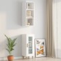 Armario de pared madera de ingeniería blanco 34,5x32,5x90 cm de , Estantes y estanterías - Ref: Foro24-812483, Precio: 40,85 ...