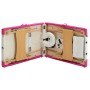 Camilla de masaje plegable 3 zonas madera blanco y rosa de , Mesas de masaje - Ref: Foro24-110218, Precio: 156,51 €, Descuent...