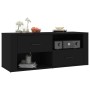 Mueble para TV madera contrachapada negra 100x35x40 cm de , Muebles TV - Ref: Foro24-823100, Precio: 71,61 €, Descuento: %