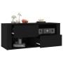 Mueble para TV madera contrachapada negra 100x35x40 cm de , Muebles TV - Ref: Foro24-823100, Precio: 71,61 €, Descuento: %