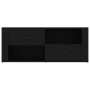 Mueble para TV madera contrachapada negra 100x35x40 cm de , Muebles TV - Ref: Foro24-823100, Precio: 71,61 €, Descuento: %