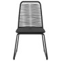 Sillas de jardín 6 unidades ratán sintético negro de , Sillas de jardín - Ref: Foro24-313113, Precio: 321,38 €, Descuento: %