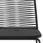 Sillas de jardín 6 unidades ratán sintético negro de , Sillas de jardín - Ref: Foro24-313113, Precio: 321,38 €, Descuento: %
