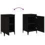 Mesita de noche madera contrachapada negro 40x35x70 cm de , Mesitas de noche - Ref: Foro24-819646, Precio: 50,83 €, Descuento: %
