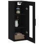 Armario de pared negro 34,5x34x90 cm de , Aparadores - Ref: Foro24-828933, Precio: 54,93 €, Descuento: %