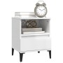 Mesita de noche blanco brillante 40x35x50 cm de , Armarios y almacenamiento - Ref: Foro24-821814, Precio: 50,63 €, Descuento: %