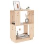 Estantería/divisor de espacios madera maciza pino 51x25x70 cm de , Librerías y estanterías - Ref: Foro24-814029, Precio: 35,9...