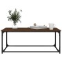 Mesa de centro madera y hierro roble marrón 102x50x40 cm de , Mesas de centro - Ref: Foro24-823301, Precio: 48,48 €, Descuent...