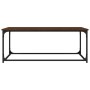 Mesa de centro madera y hierro roble marrón 102x50x40 cm de , Mesas de centro - Ref: Foro24-823301, Precio: 48,48 €, Descuent...