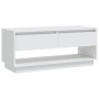 Mueble para TV madera contrachapada blanco 102x41x44 cm de , Muebles TV - Ref: Foro24-809485, Precio: 67,06 €, Descuento: %