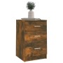 Mesita de noche madera contrachapada roble ahumado 40x40x63 cm de , Mesitas de noche - Ref: Foro24-820520, Precio: 56,04 €, D...