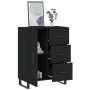 Aparador de madera de ingeniería negro 69,5x34x90 cm de , Aparadores - Ref: Foro24-830285, Precio: 153,21 €, Descuento: %