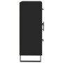 Aparador de madera de ingeniería negro 69,5x34x90 cm de , Aparadores - Ref: Foro24-830285, Precio: 153,21 €, Descuento: %