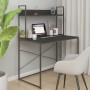 Escritorio de ordenador madera de ingeniería negro 110x60x138cm de , Escritorios - Ref: Foro24-30204, Precio: 102,83 €, Descu...