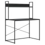 Escritorio de ordenador madera de ingeniería negro 110x60x138cm de , Escritorios - Ref: Foro24-30204, Precio: 102,83 €, Descu...