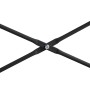 Escritorio de ordenador madera de ingeniería negro 110x60x138cm de , Escritorios - Ref: Foro24-30204, Precio: 102,83 €, Descu...