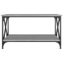 Mesa de centro madera y hierro gris Sonoma 80x50x45 cm de , Mesas de centro - Ref: Foro24-823320, Precio: 54,57 €, Descuento: %