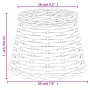 Pantalla para lámpara mimbre marrón Ø20x15 cm de , Pantallas para lámparas - Ref: Foro24-364389, Precio: 16,40 €, Descuento: %