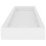Estantes de pared Loggia 4 uds blanco MDF 80x15x4 cm de , Estantes y estanterías - Ref: Foro24-330228, Precio: 57,52 €, Descu...