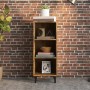 Aparador de madera de ingeniería roble ahumado 34,5x32,5x90 cm de , Aparadores - Ref: Foro24-817423, Precio: 54,09 €, Descuen...