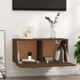 Armario de pared madera ingeniería marrón roble 80x36,5x35 cm de , Estantes y estanterías - Ref: Foro24-817608, Precio: 50,78...