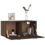 Armario de pared madera ingeniería marrón roble 80x36,5x35 cm de , Estantes y estanterías - Ref: Foro24-817608, Precio: 50,78...