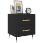 Mesita de noche madera de ingeniería negro 40x35x47,5 cm de , Mesitas de noche - Ref: Foro24-827262, Precio: 55,45 €, Descuen...