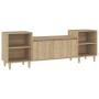 Mueble para TV madera contrachapada roble Sonoma 160x35x55 cm de , Muebles TV - Ref: Foro24-821191, Precio: 94,20 €, Descuent...