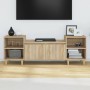 Mueble para TV madera contrachapada roble Sonoma 160x35x55 cm de , Muebles TV - Ref: Foro24-821191, Precio: 94,20 €, Descuent...