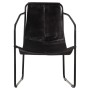 Sillón de relajación de cuero auténtico negro de , Sillones - Ref: Foro24-323727, Precio: 93,59 €, Descuento: %