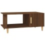 Mesa de centro madera contrachapada roble marrón 90x50x40 cm de , Mesas de centro - Ref: Foro24-817545, Precio: 50,46 €, Desc...