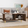 Mesa de centro madera contrachapada roble marrón 90x50x40 cm de , Mesas de centro - Ref: Foro24-817545, Precio: 50,46 €, Desc...