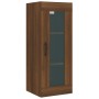 Armario de pared colgante roble marrón 34,5x34x90 cm de , Aparadores - Ref: Foro24-817449, Precio: 53,92 €, Descuento: %