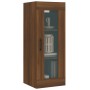 Armario de pared colgante roble marrón 34,5x34x90 cm de , Aparadores - Ref: Foro24-817449, Precio: 53,92 €, Descuento: %