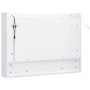 Armario de baño con espejo MDF blanco 80x15x60 cm de vidaXL, Tocadores de baño - Ref: Foro24-323604, Precio: 137,95 €, Descue...