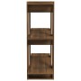 Estantería/divisor de espacios roble marrón 80x30x87 cm de , Librerías y estanterías - Ref: Foro24-813580, Precio: 48,90 €, D...