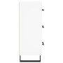Aparador madera de ingeniería blanco 34,5x34x90 cm de , Aparadores - Ref: Foro24-828628, Precio: 79,19 €, Descuento: %