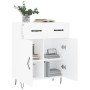 Aparador de madera de ingeniería blanco 69,5x34x90 cm de , Aparadores - Ref: Foro24-827972, Precio: 100,51 €, Descuento: %
