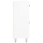Aparador de madera de ingeniería blanco 69,5x34x90 cm de , Aparadores - Ref: Foro24-827972, Precio: 100,51 €, Descuento: %