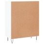 Aparador de madera de ingeniería blanco 69,5x34x90 cm de , Aparadores - Ref: Foro24-827972, Precio: 100,51 €, Descuento: %