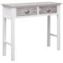Mesa consola de madera gris 90x30x77 cm de , Mesas auxiliares - Ref: Foro24-284143, Precio: 137,44 €, Descuento: %