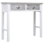 Mesa consola de madera gris 90x30x77 cm de , Mesas auxiliares - Ref: Foro24-284143, Precio: 137,44 €, Descuento: %