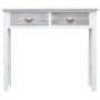 Mesa consola de madera gris 90x30x77 cm de , Mesas auxiliares - Ref: Foro24-284143, Precio: 137,44 €, Descuento: %