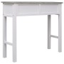 Mesa consola de madera gris 90x30x77 cm de , Mesas auxiliares - Ref: Foro24-284143, Precio: 137,44 €, Descuento: %