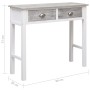 Mesa consola de madera gris 90x30x77 cm de , Mesas auxiliares - Ref: Foro24-284143, Precio: 137,44 €, Descuento: %