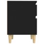 Mesita de noche negro 40x35x50 cm de , Taquillas y armarios de almacenamiento - Ref: Foro24-821828, Precio: 46,59 €, Descuent...